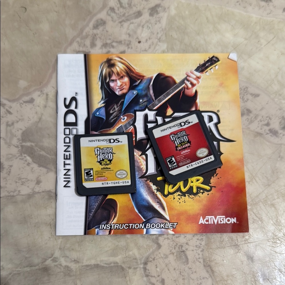 2 Guitar Hero Games for Nintendo DS Video